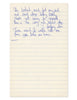 Mick Jagger handwritten Rolling Stones lyrics