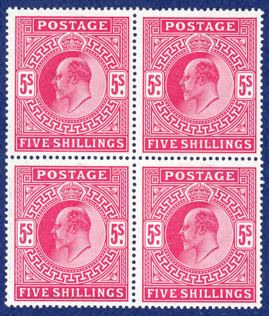 Great Britain 1911 5s carmine, SG318