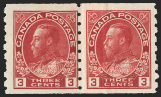 CANADA 1922-31 3c carmine (UNUSED), SG258