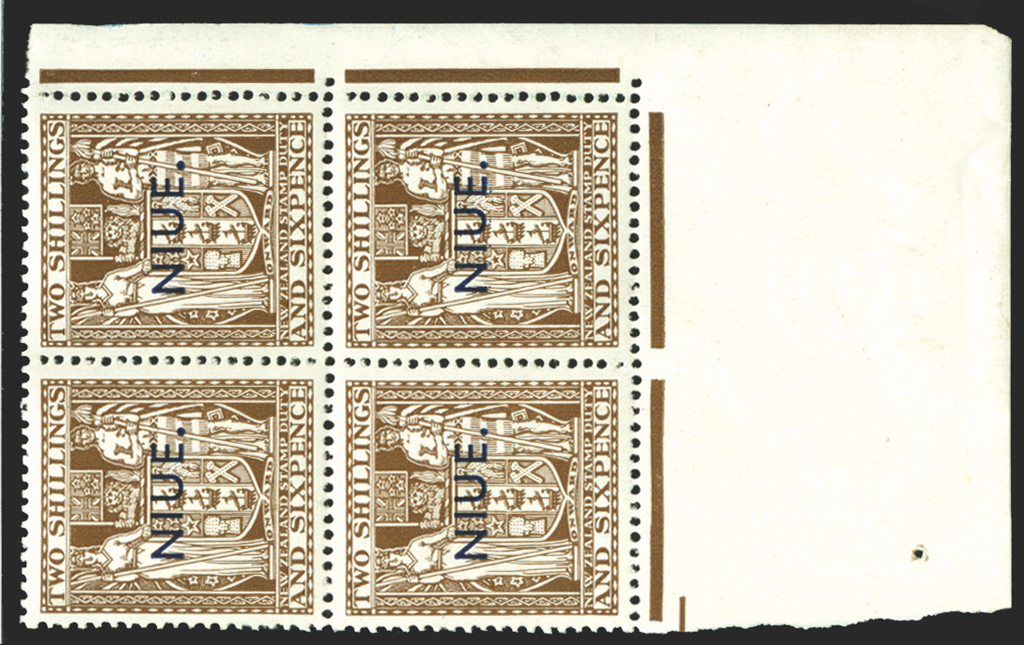 NIUE 1941-67 2s6d deep brown 'Arms', SG79