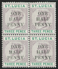 ST LUCIA 1891-92 ½d on 3d dull mauve and green, SG56