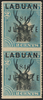 North Borneo Labuan 1896 2d black and blue Jubilee, SG84a