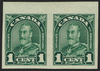 CANADA 1930-31 1c green error, SG289da