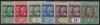 GILBERT & ELLICE ISLANDS 1911 set of 7 to 1s SPECIMENS, SG1s/7s