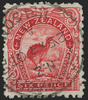 NEW ZEALAND 1902-07 6d rose-red "Kiwi" variety, SG312ab