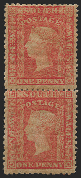 Australia New South Wales 1860-72 1d dull red, SG155