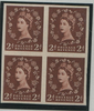 Great Britain 1955-58 2d Brown "Wilding" (wmk St Edward's Crown), SG543var