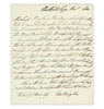 Duke of Wellington signed handwritten letter